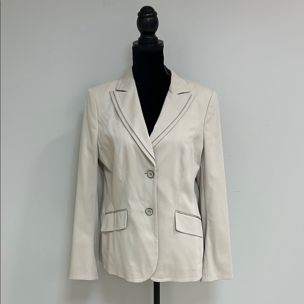 Rena Lange Beige Blazer, Size 12